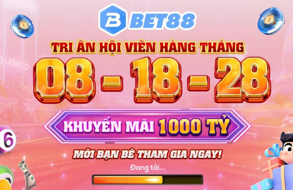 Bước 1 truy cập trang chủ Bet88 và nhấn vào nút đăng ký