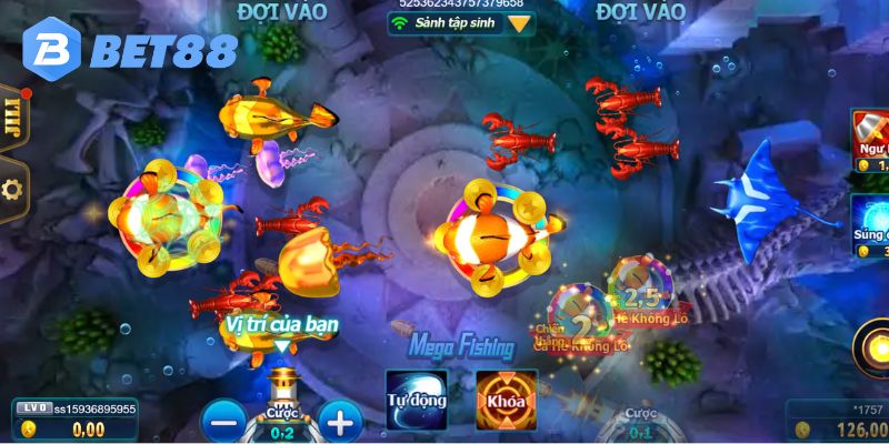 Game bắn cá rùa xanh với giao diện bắt mắt