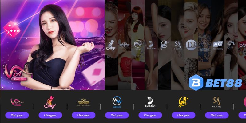 Sảnh Bet88 live casino