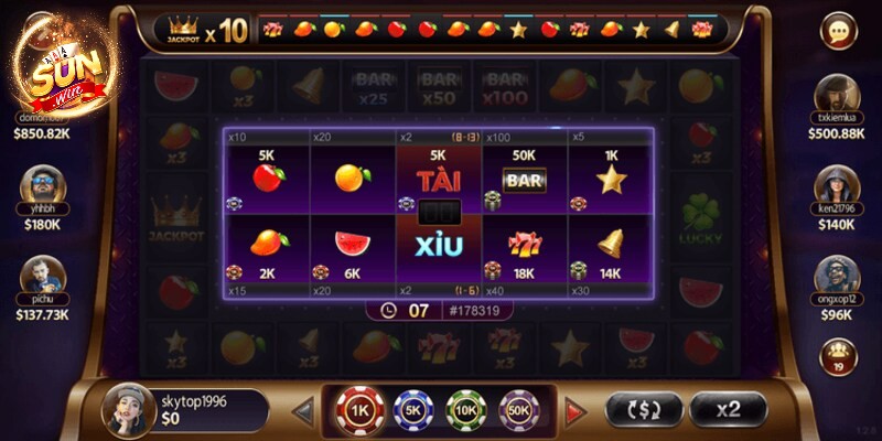 Xèng 777 SUNWIN - Slot Game Đổi Thưởng Dạng Bar Độc Đáo